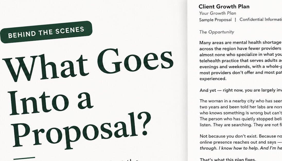 A Good Proposal Is More Than a Price Quote