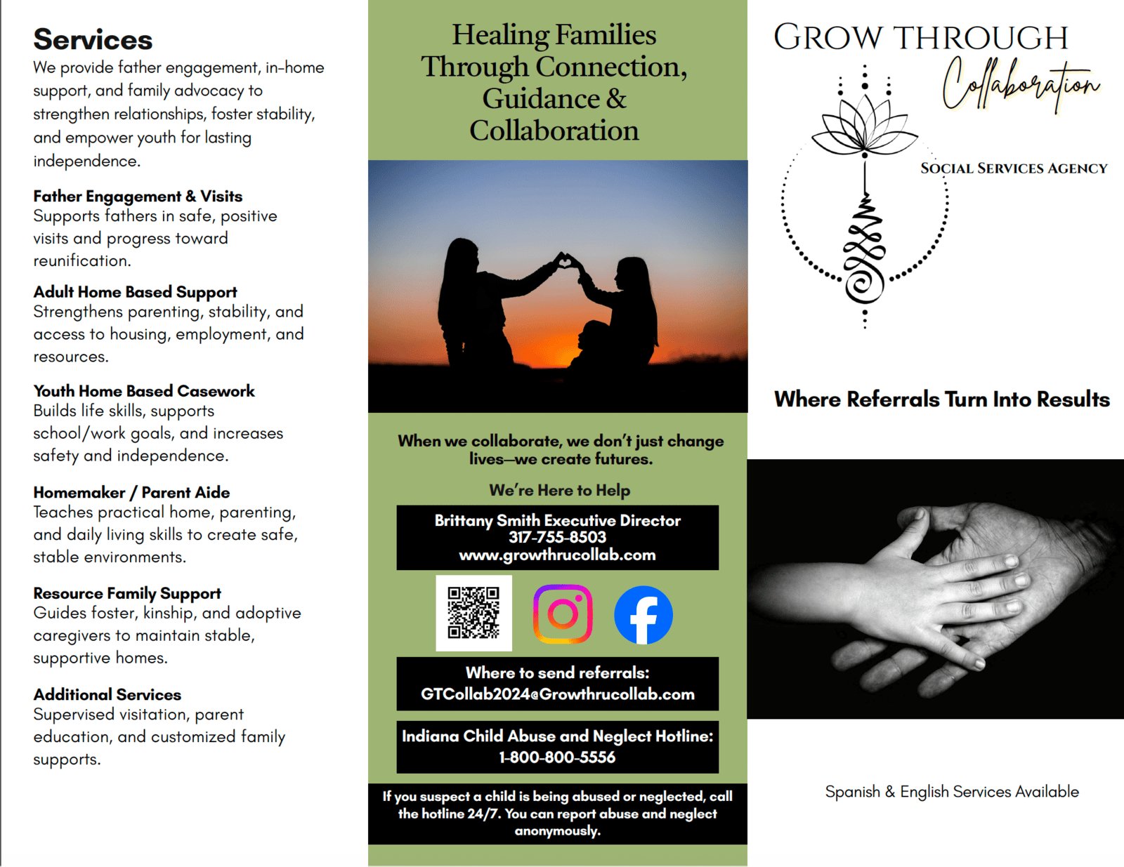 Grow Thru Collab brochure preview